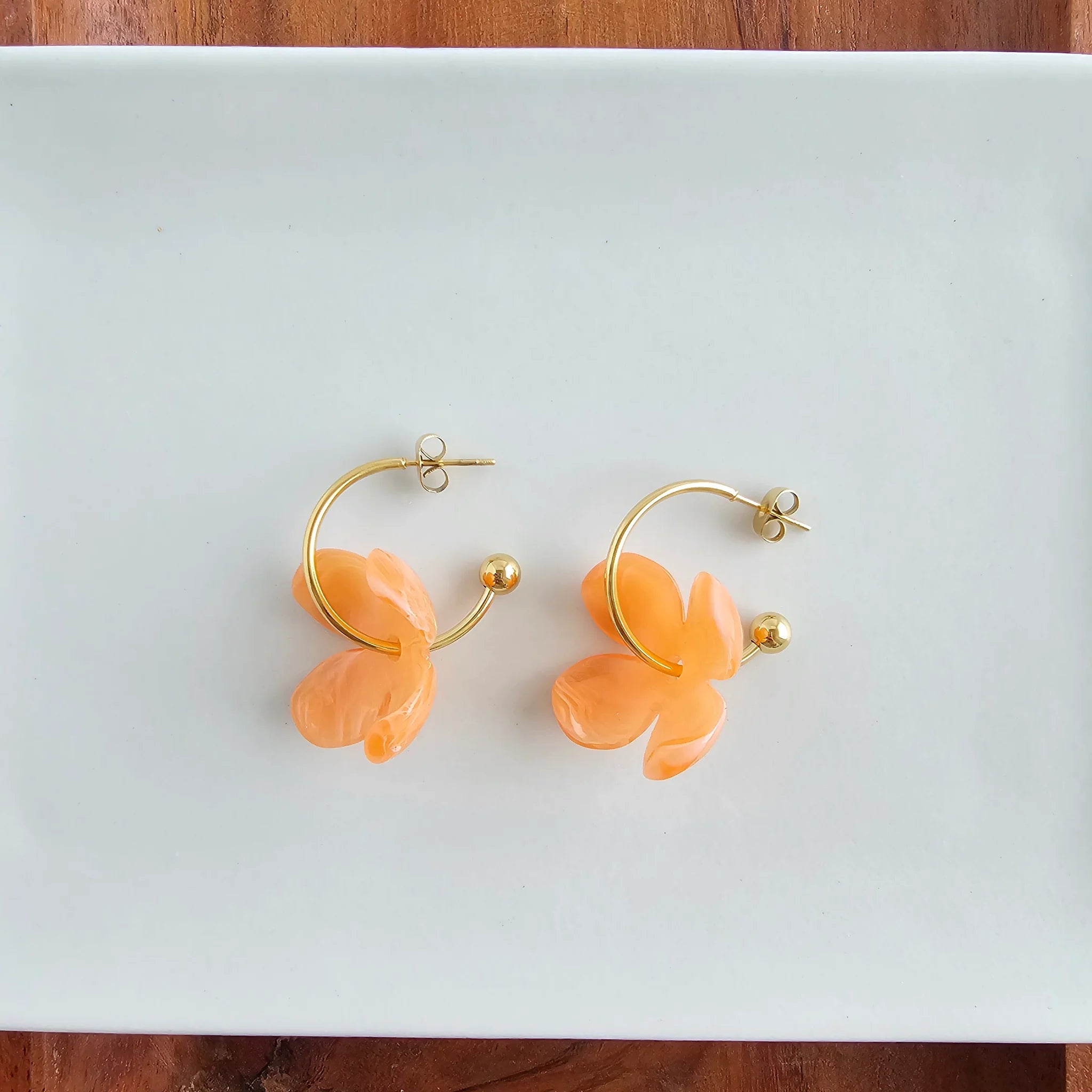 Primrose Hoops- Tangerine
