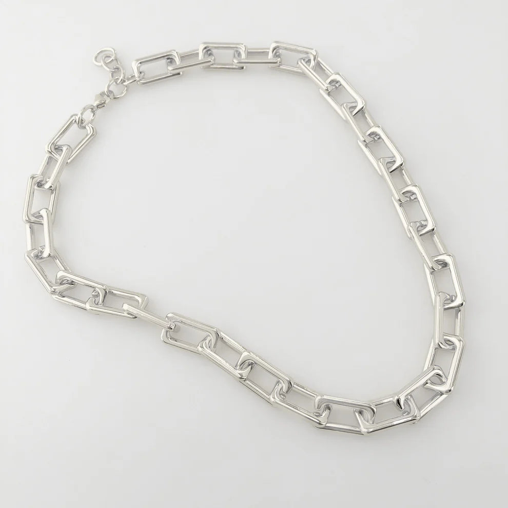 Rectangle Paperclip Necklace