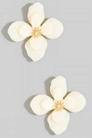 Resin Flower Earrings