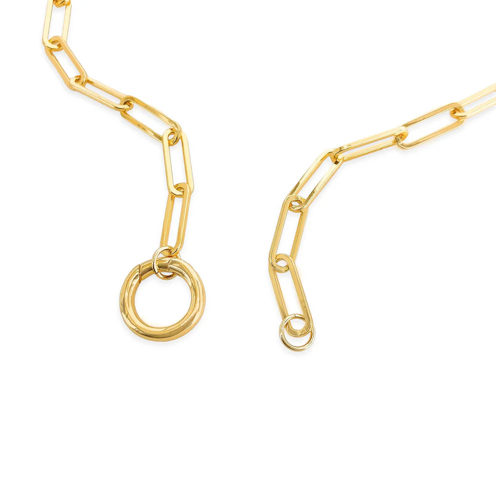 Paperclip Ring Necklace