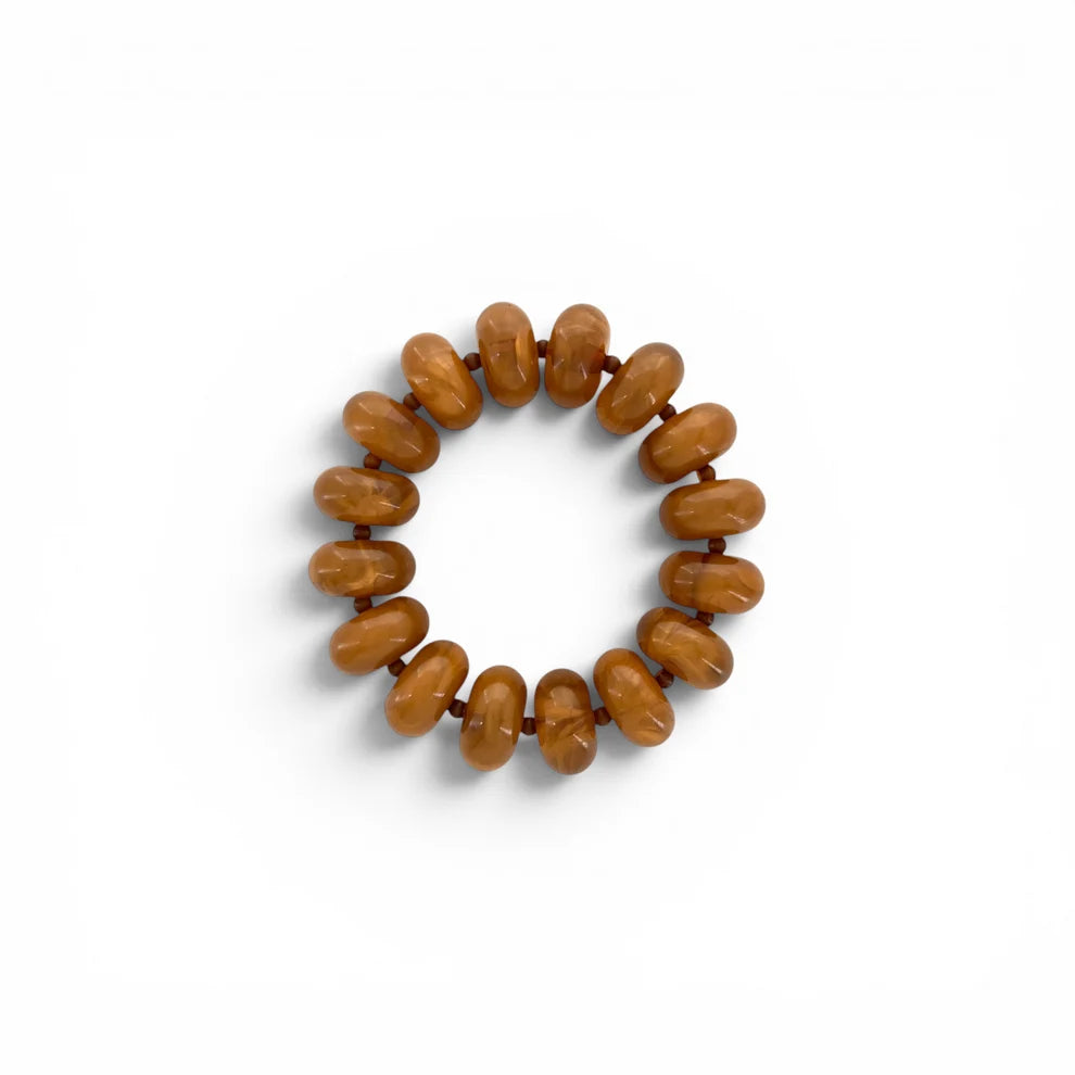 Rondelle Bead Stretch Bracelet