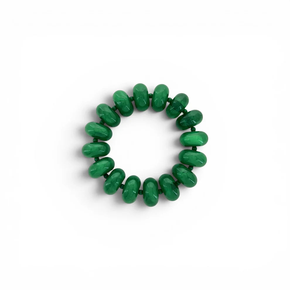 Rondelle Bead Stretch Bracelet