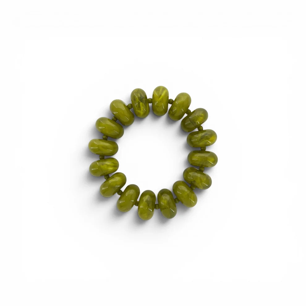 Rondelle Bead Stretch Bracelet