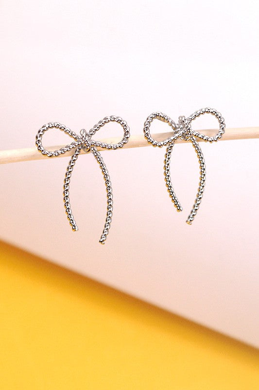 Rope Bow Earrings