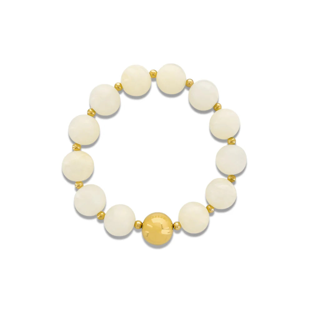 Large Round Resin Bead Bracelet