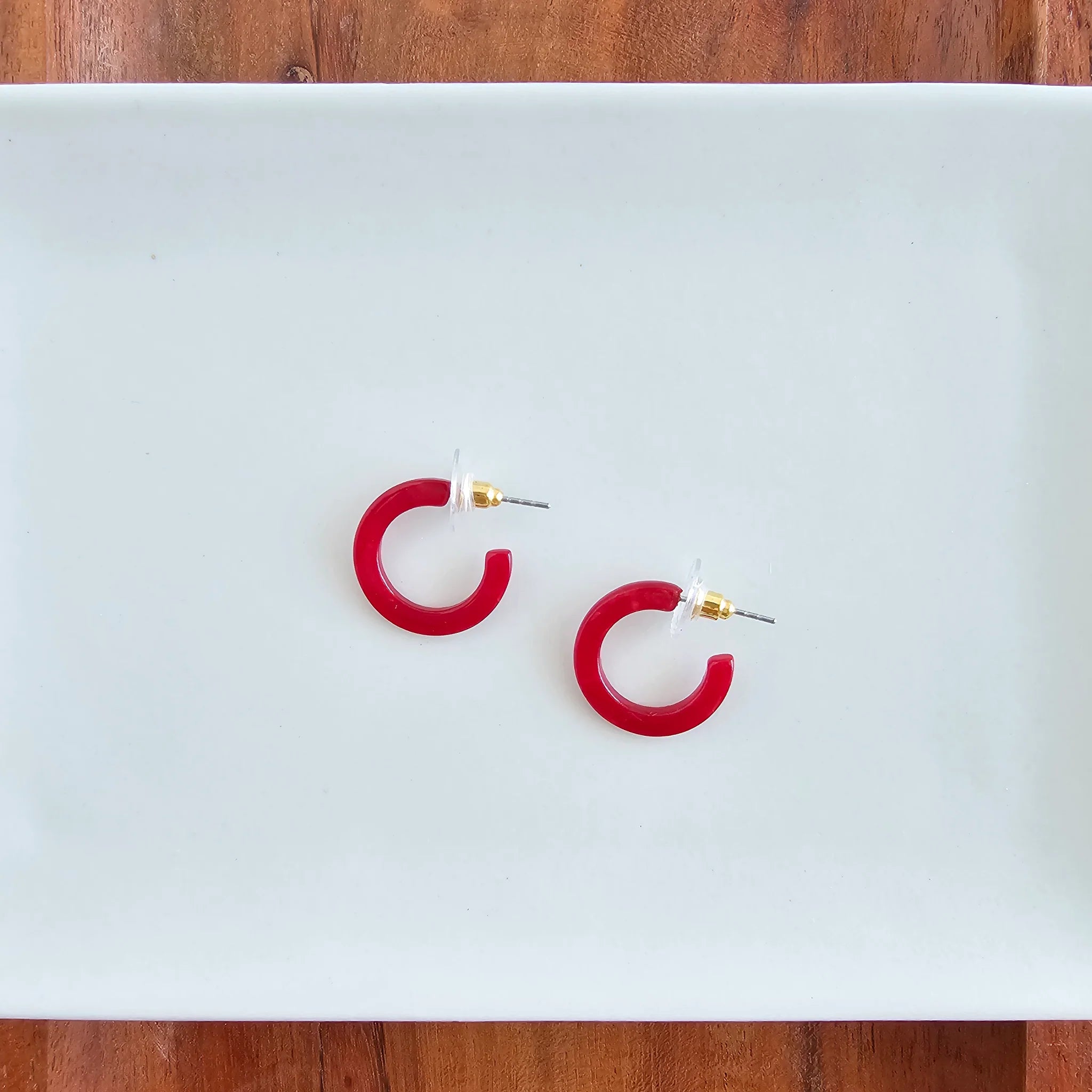 Micro Cam Mini Hoops Scarlet