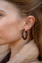 Scarlett Hoops Cocoa Brown