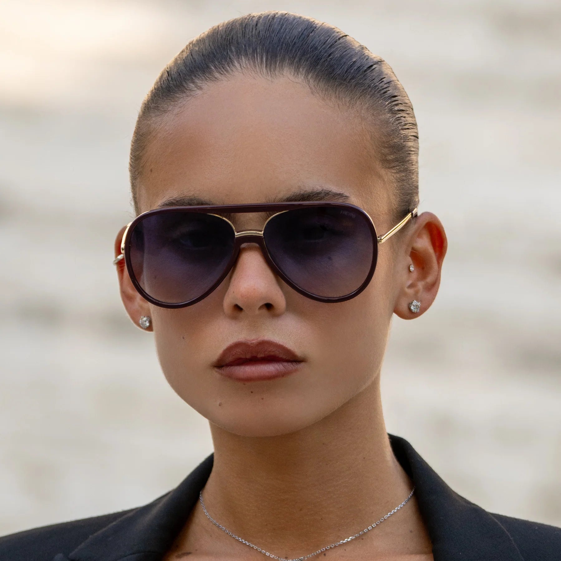 Shay Sunglasses Burgundy