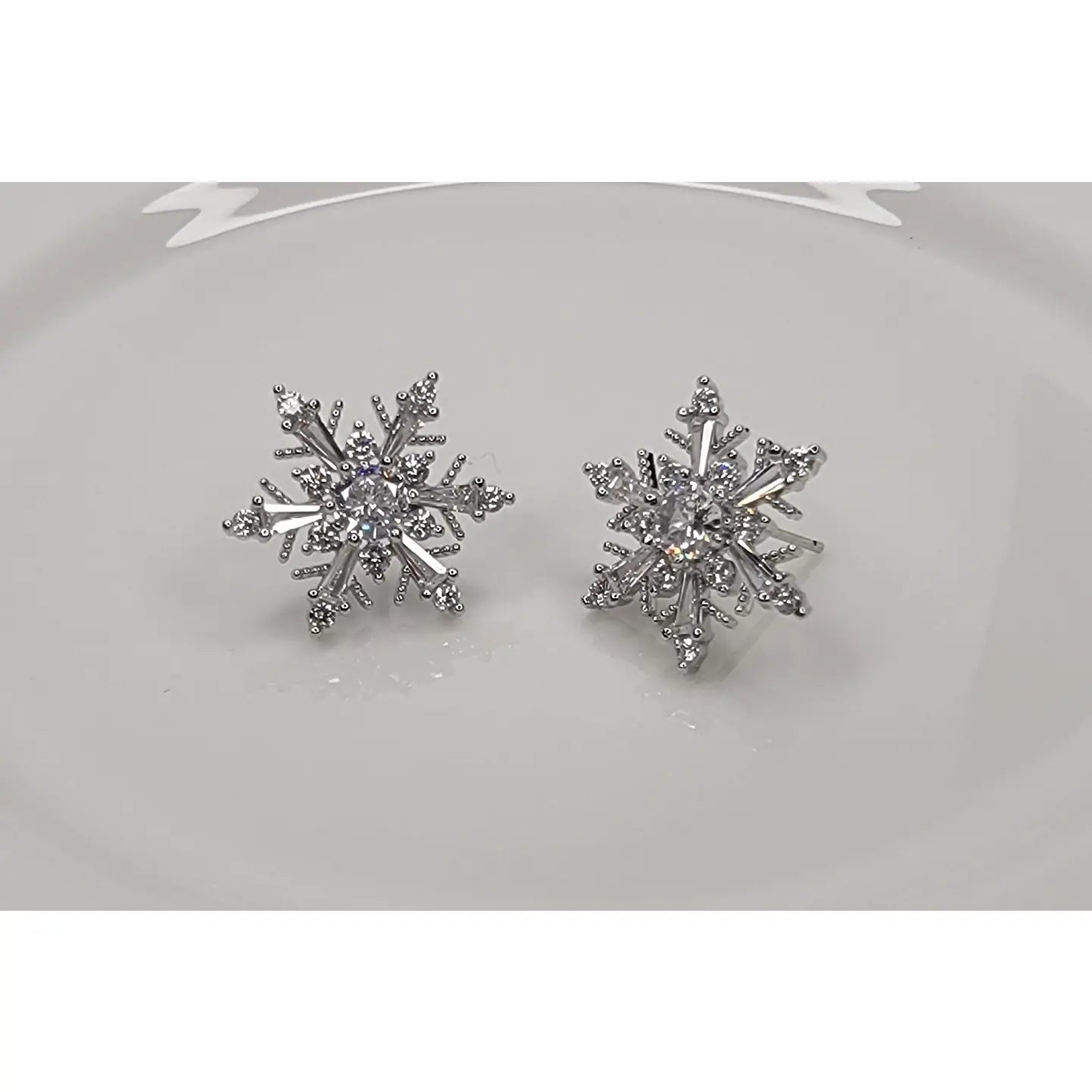 Sparkle Snowflake Earrings