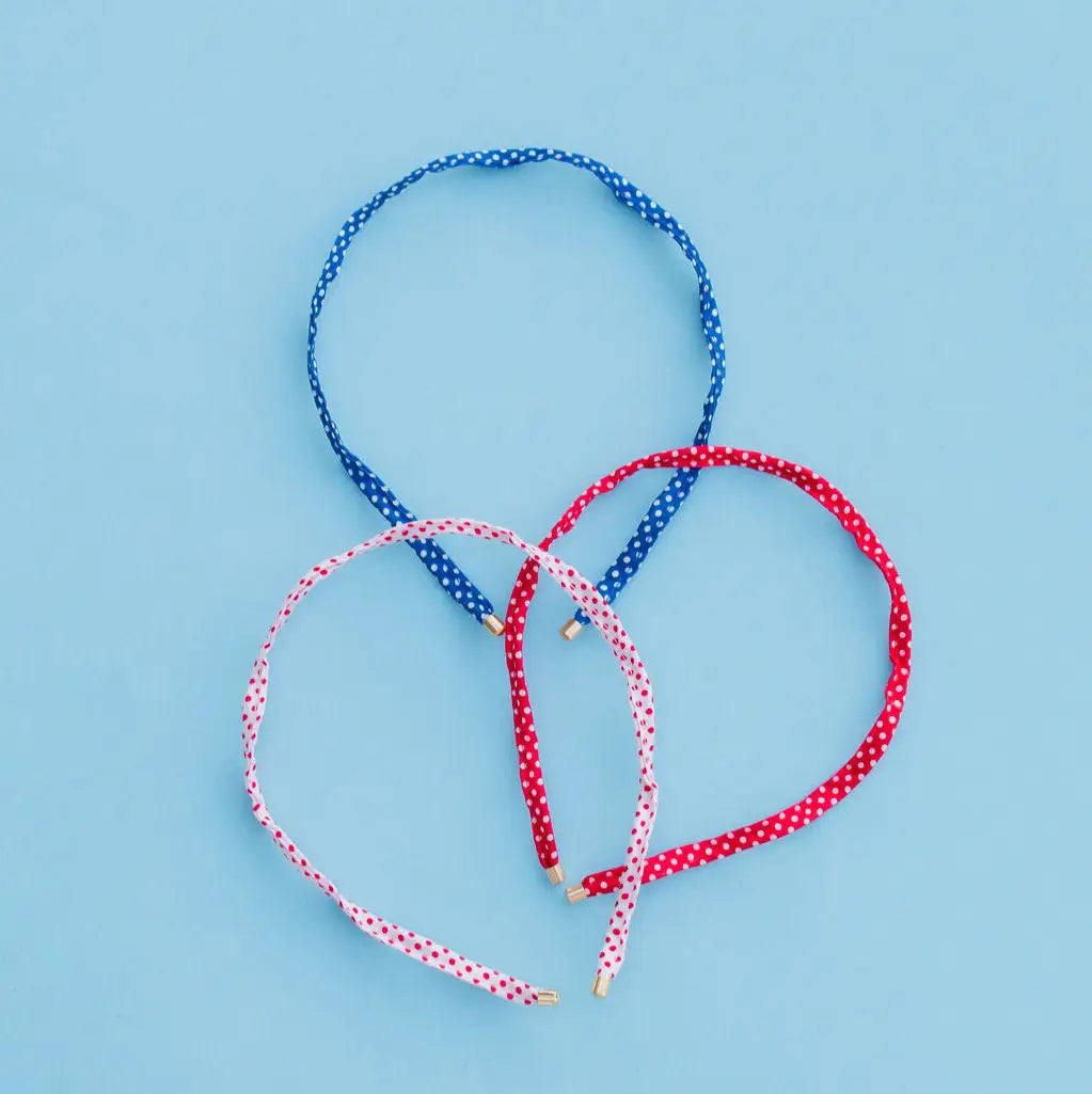 Squiggly Polka Dot Headband
