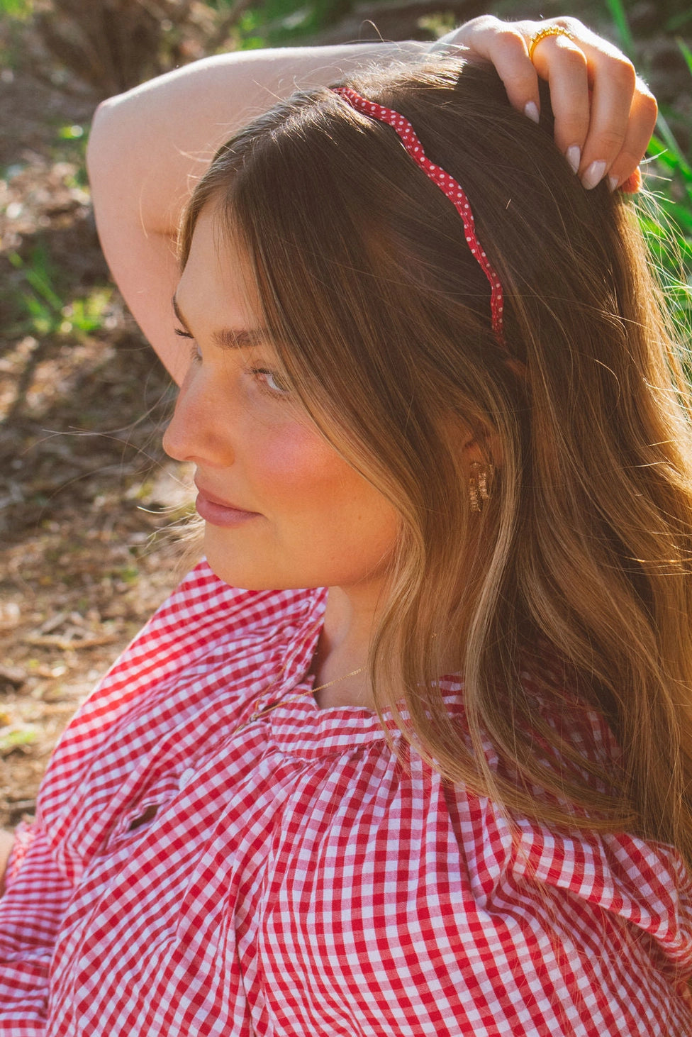 Squiggly Polka Dot Headband