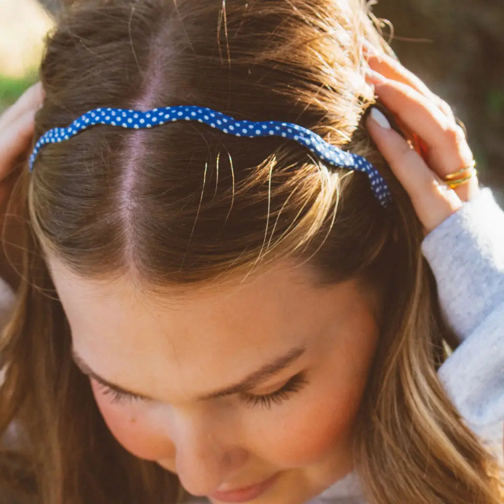 Squiggly Polka Dot Headband