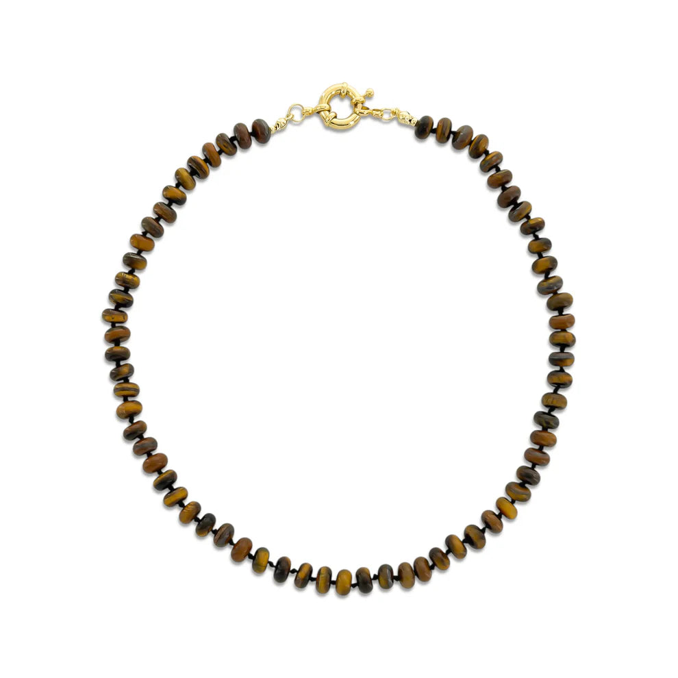 Tiger Eye Bead Necklace