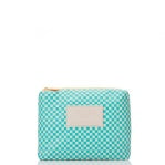 Tiny Check Small Pouch Blue