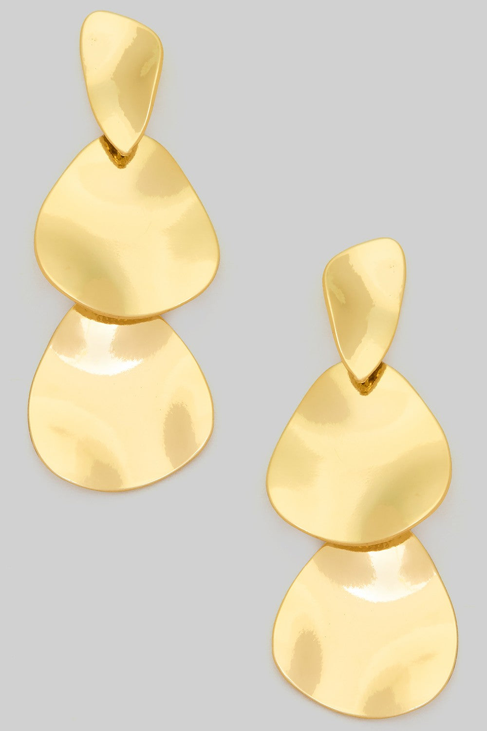 Triple Tiered Drop Earrings