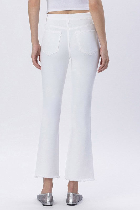 Trudy Step Hem Crop Flare Jeans