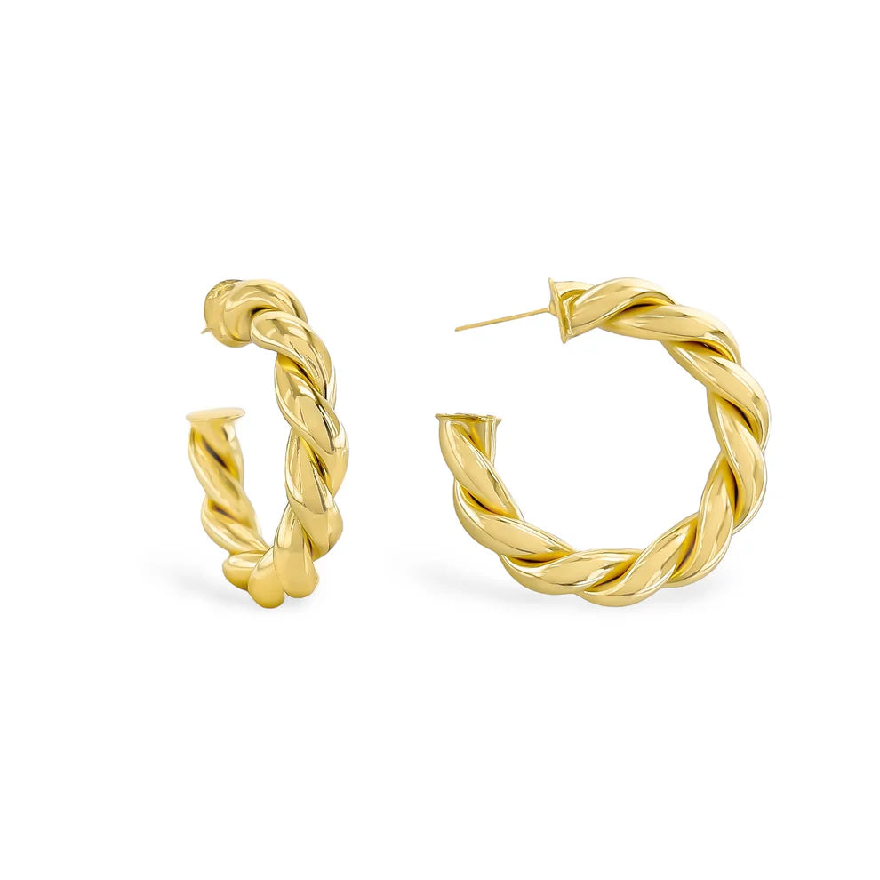 Twisted Chunky Hoops