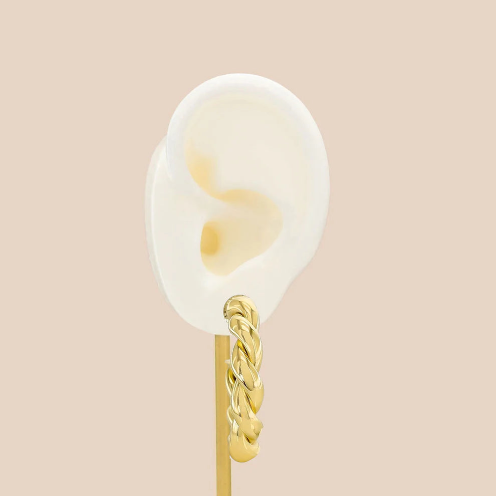 Twisted Chunky Hoops