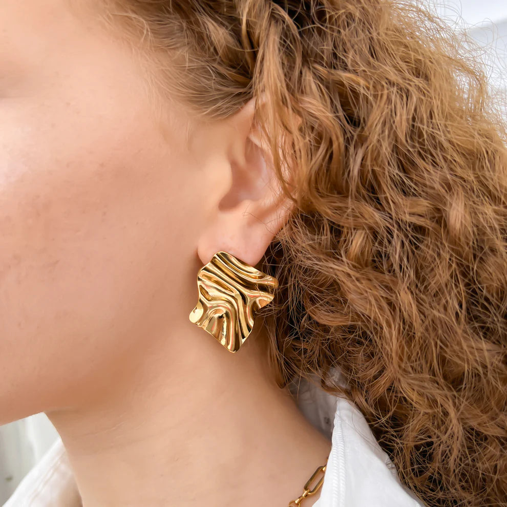 Wavy Abstract Earrings