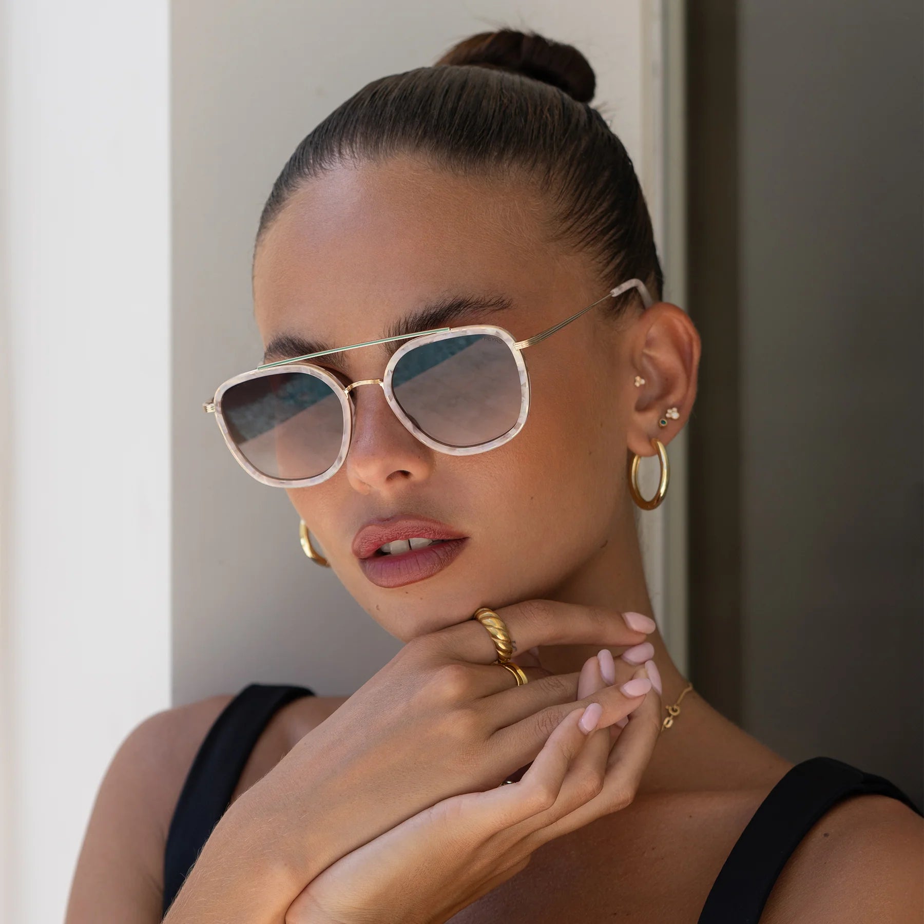 Weston Sunglasses Lt. Pink/ Brown