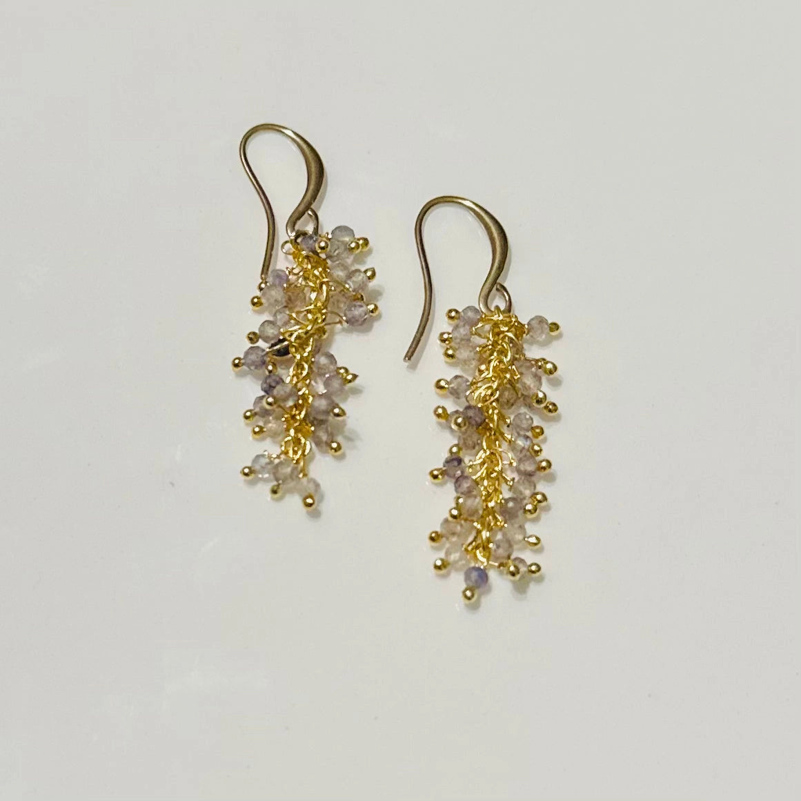 Wisteria Drop Labradorite Earrings