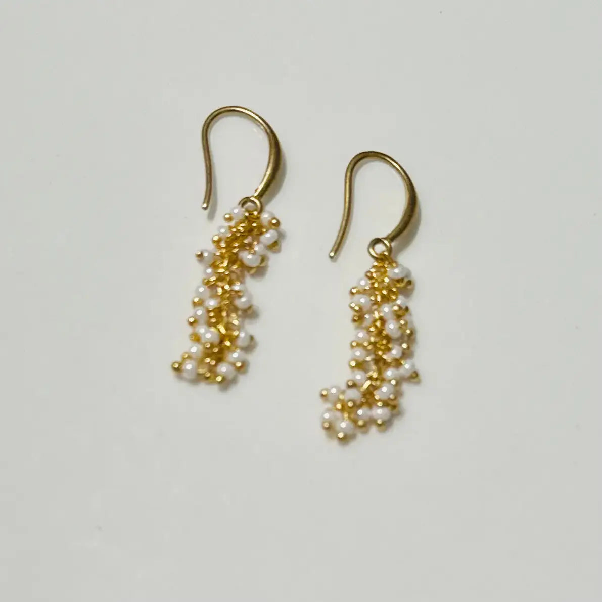 Wisteria Drop Pearl Earrings