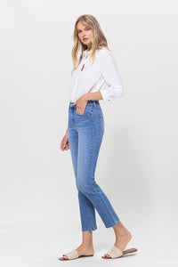 Jeanne Slim Straight Ankle Jeans