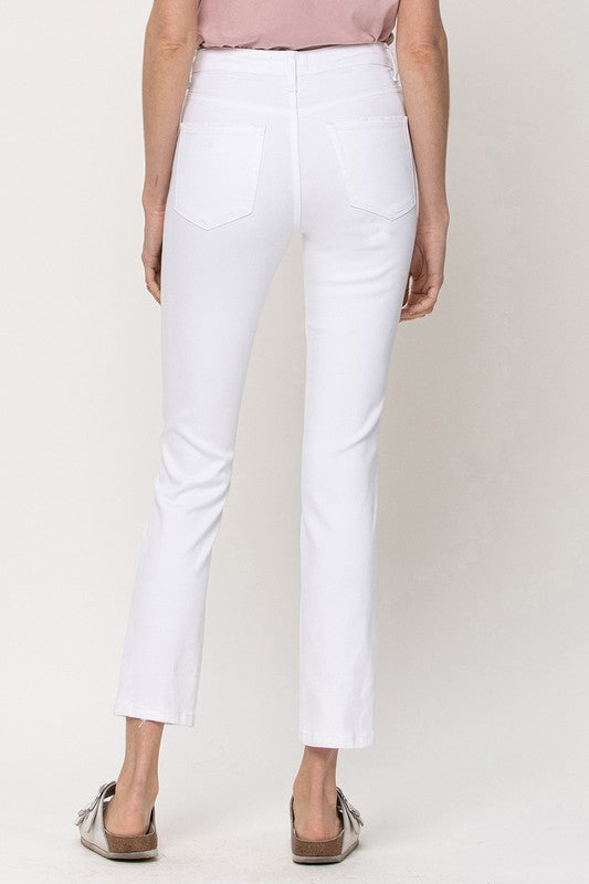 Jeanne White Straight Ankle Jeans FINAL SALE